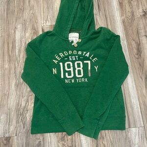 Aeropostale Kelly Green Hoodie Juniors (XL)